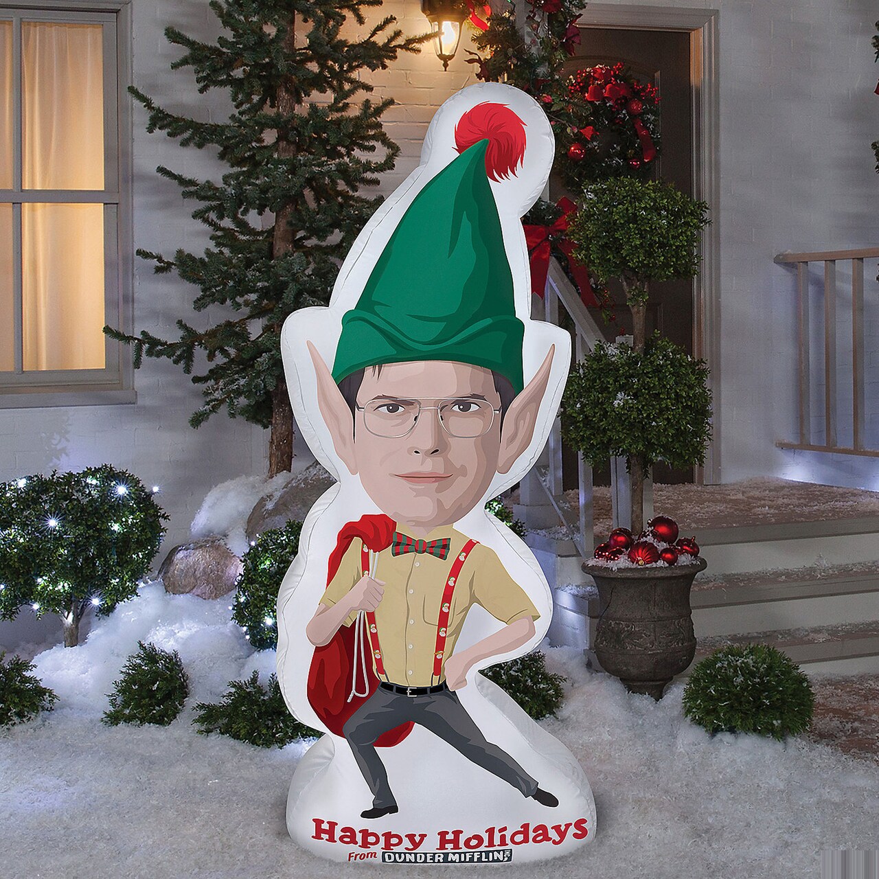 Blow Up Inflatable Dwight From Office Outdoor Yard Decoration